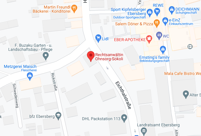 Landkarte von Google Maps